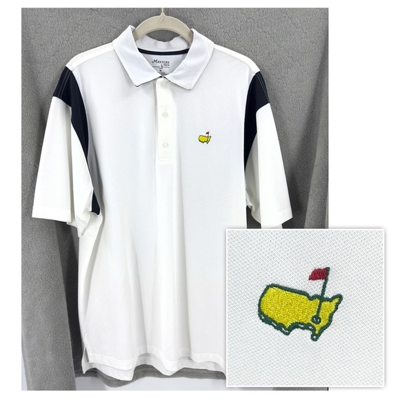 Masters Tech Mens Performance Golf Polo Shirt Size XL Short Sleeve Chest Logo - Picture 1 of 11